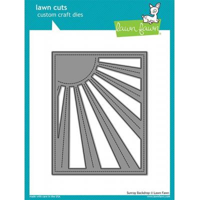 Lawn Fawn Lawn Cuts - Sunray Backdrop